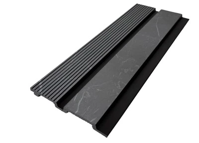 Pannello da parete decorativo moderno in PS con struttura scanalata 3D